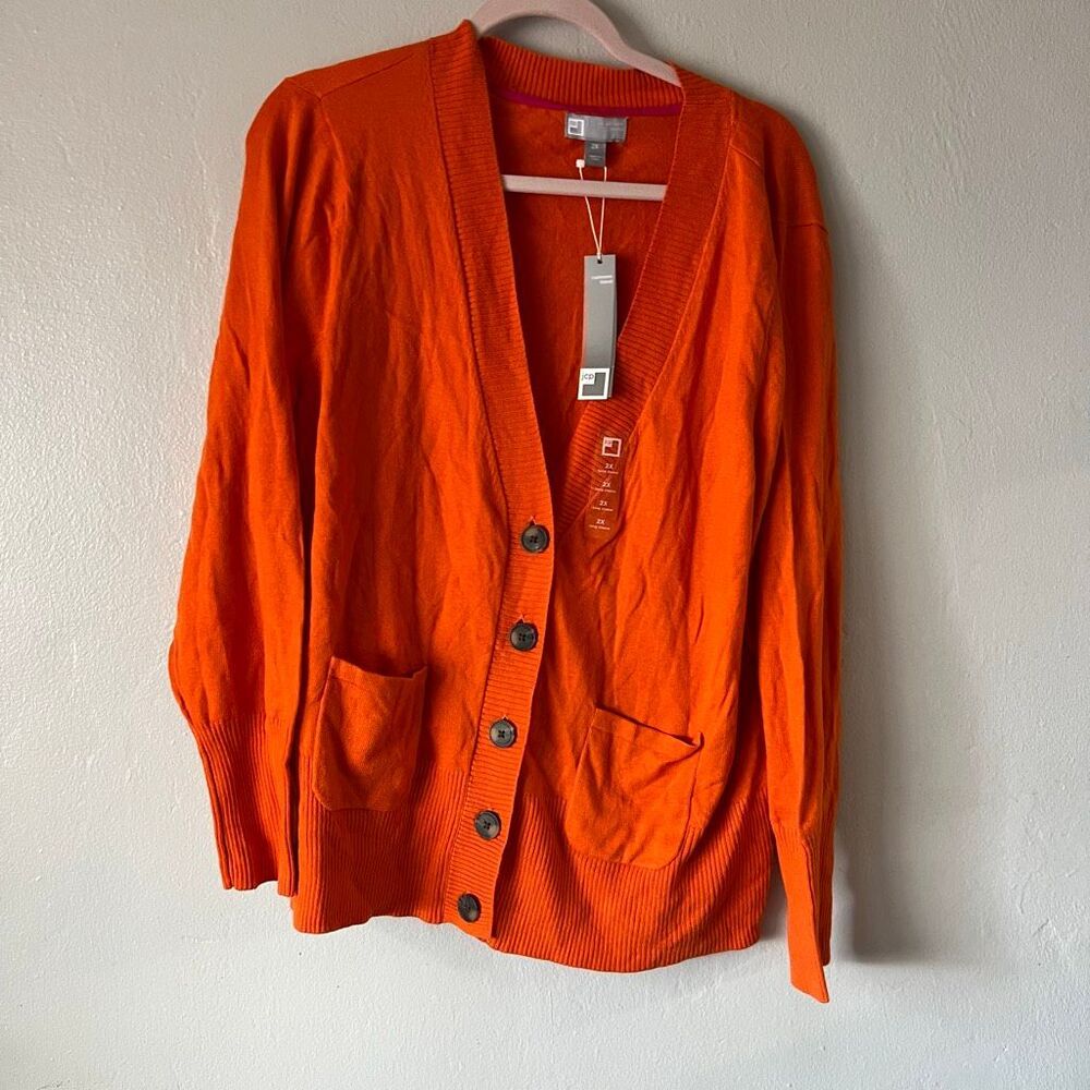 JCP cashmere blend cardigan new with tags
